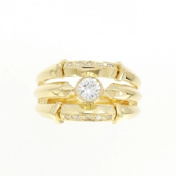 Nhẫn kim cương K18YG 0.306CT 666944