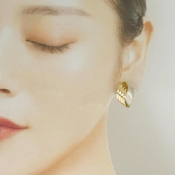 K18YG/PT900 Bông tai - Hàng hiệu Authentic 864432