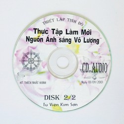 Bộ 02 Audio CD Thực tập làm mới nguồn Ánh sáng Vô lượng 71812