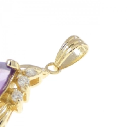 K18YG Mặt dây chuyền Amethyst 1.37CT - Hàng hiệu Chính hãng 871220