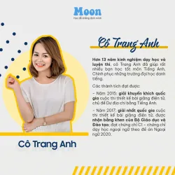 Sách Trọng tâm kiến thức ôn thi vào lớp 10 môn Tiếng anh cô Trang Anh Moonbook 976078