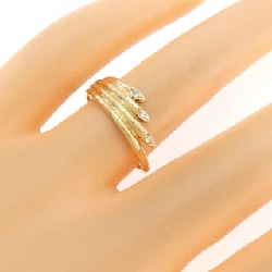 Nhẫn kim cương K18YG 0.03CT - Hàng hiệu Authentic 850964