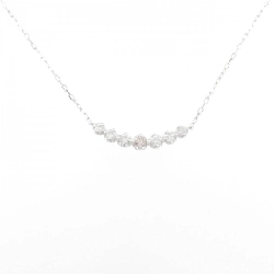 K18WG Dây chuyền kim cương 0.13CT - Hàng hiệu Chính hãng