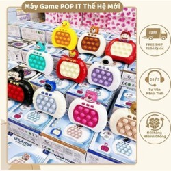 [Tặng 3 pin] Máy game Popit điện tử 200lv luyện nhanh mắt nhanh tay,rèn khả năng tập trung