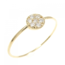 Nhẫn kim cương K18YG 0.10CT - Hàng hiệu Authentic