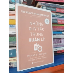 Những quy tắc trong quản lý - Richard Templar 124748