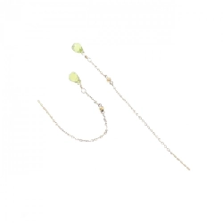 K10YG Peridot Bông tai - Hàng hiệu Chính hãng 867001