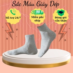 Combo 3 đôi vớ tất nam cổ trung,chất liệu cotton