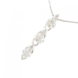 K18WG Dây chuyền kim cương ba viên 0.50CT - Hàng hiệu Chính hãng 866894