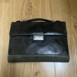 Clutch nam 25x18x3 da thật 2hand 1013061