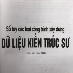 SỔ TAY CÁC LOẠI CÔNG TRÌNH XÂY DỰNG DỮ LIỆU KIẾN TRÚC SƯ 455713