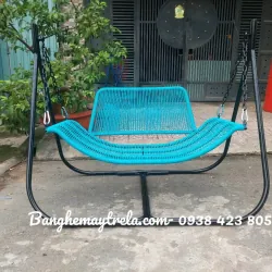 Xích đu đan dây dù treo sân vườn 692756