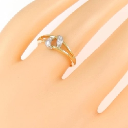 Nhẫn kim cương K18YG/K18WG 671377