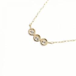 K18YG Dây chuyền kim cương 0.10CT - Hàng hiệu Chính hãng 858495