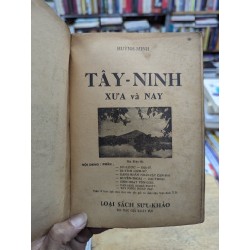 Tây Ninh xưa và nay - Huỳnh Minh 68599