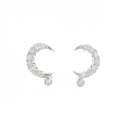 K18WG/750WG Bông tai kim cương - Hàng hiệu Authentic