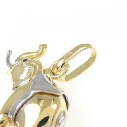 Mặt dây chuyền hổ phách ruby 750YG/750WG - Hàng hiệu Authentic 871779