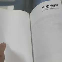 Bộ Luật Hình Sự Năm 1999  Được Sửa Đổi, Bổ Sung 2009 727364