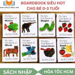 Sách My Very First Book of - Eric Carle, sách bìa cứng 8 cuốn nhập khẩu