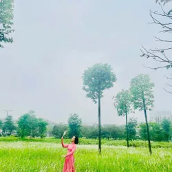 Áo dài thiết kế màu hồng phấn, size S, mặc 3 lần. 695179