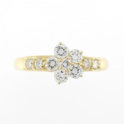 Nhẫn kim cương hoa K18YG 0.51CT 669713