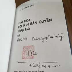 TS. VŨ MẠNH CHU - HÀI HÒA LỢI ÍCH BẢN QUYỀN PHÁP LUẬT & THỰC THI 748574