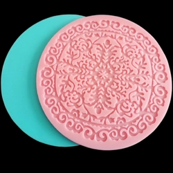 Khuôn silicon làm bánh, rau câu, Fondant ren hoa tuyết - Loại 13 cm - Mã số 1139 338424