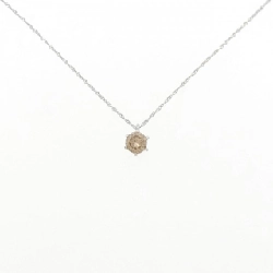 K18WG Solitaire Dây chuyền kim cương 0.601CT - Hàng hiệu Chính hãng