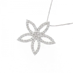 K14WG/K10WG Hoa Vàng Kim Cương Dây Chuyền 0.50CT - Hàng hiệu Chính hãng 856757