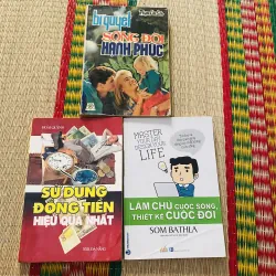 3 cuốn kỹ năng sống gồm tiền, hạnh phúc, cuộc đời 1024505