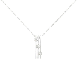 Dây chuyền kim cương PT900/PT850 0.15CT - Hàng hiệu Authentic