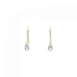 K18YG Tanzanite Bông tai - Hàng hiệu Chính hãng