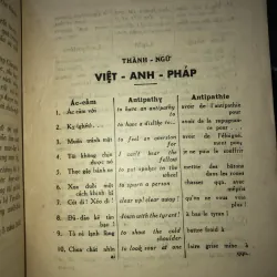 Thành ngữ Việt Anh Pháp - Lê Bá Kông, Vu N. Anh 1040756
