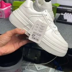 Giày Sneaker Thể Thao Nữ Đế 5cm Full trắng size 37 746788