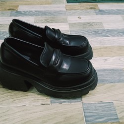 Giày Loafer nữ đế cao 116003