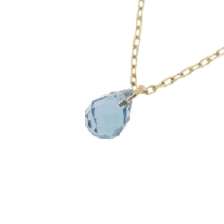 K18YG Blue Topaz Necklace - Hàng hiệu Authentic 861055