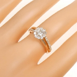 Nhẫn kim cương hoa K18PG 0.60CT 665356