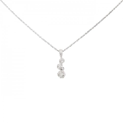 Dây chuyền kim cương PT950/PT850 0.06CT - Hàng hiệu Chính hãng