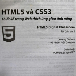 HTML5 & CSS3 THIẾT KẾ TRANG WEB THÍCH ỨNG GIÀU TÍNH NĂNG 498477