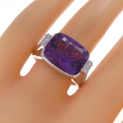 Nhẫn Amethyst 750WG 6.52CT - Hàng hiệu Chính hãng 848687