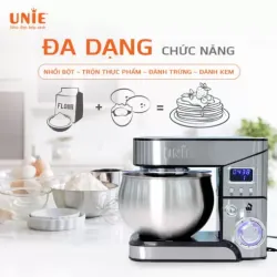 🍞 MÁY TRỘN BỘT ĐA NĂNG UNIE EM2 – Máy chạy mạnh – bột nhuyễn đều, mịn, dễ tạo hình. 💨 726280