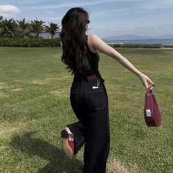 Quần jeans dáng dài (98cm) hàng QC chất mềm form đẹp #3225 473485