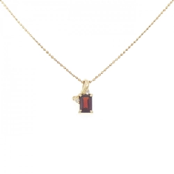 K18YG Garnet Necklace - Hàng hiệu Authentic