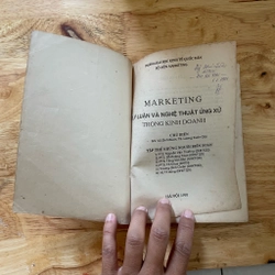 II Sách Kinh Tế: Marketing _ Lý Luận Và Nghệ Thuật Ứng Xử Trong Kinh Doanh - 1990 492694