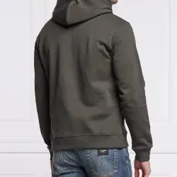 Áo hoodie Kenzo Paris thêu đầu hổ màu xanh lá rêu 760759