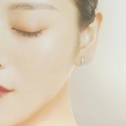 K18WG Bông tai kim cương 0.26CT - Hàng hiệu Chính hãng 864350