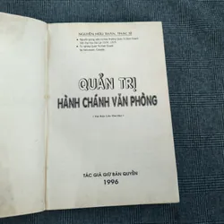 Quản trị hành chính văn phòng - Nguyễn Hữu Thân - 1996 592408