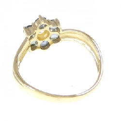 Nhẫn Sapphire K18YG Hoa 669642