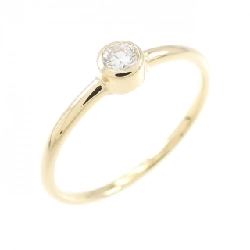 【Remake】Nhẫn kim cương Solitaire K18YG 0.10CT