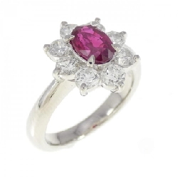 Nhẫn Ruby PT900 0.81CT